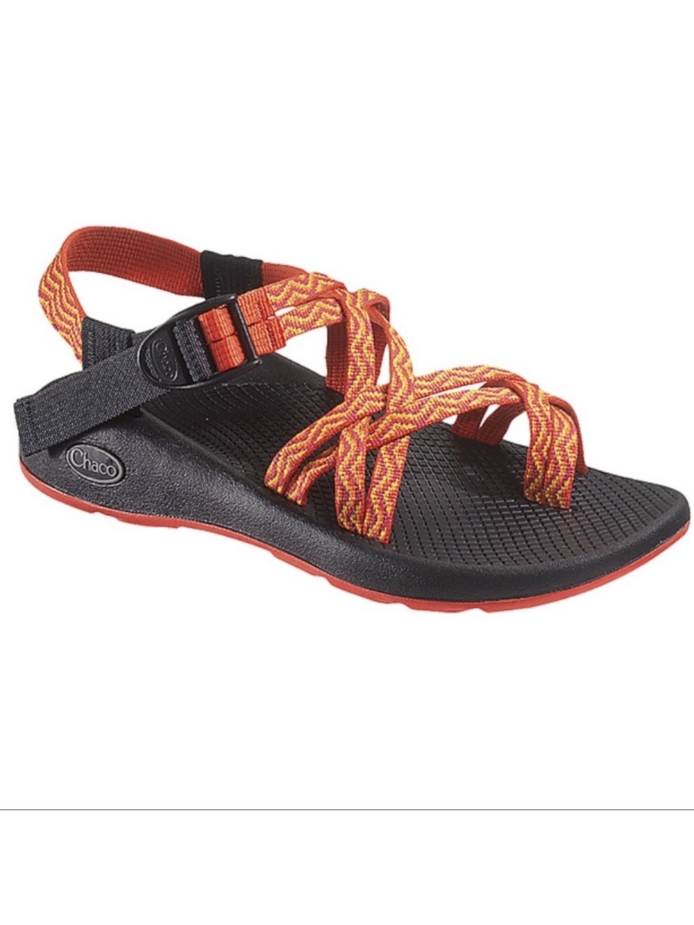 Chaco’s Women’s Z-Classic Sandals Orange, Red, & Yellow. Size 8.